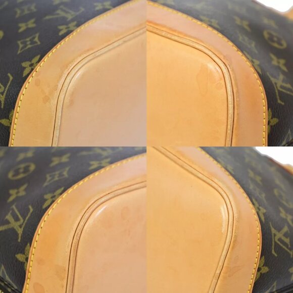 LOUIS VUITTON LV Logo Alma Hand Bag Monogram Leather Brown France M51130 73RJ880 - Picture 8 of 16